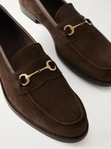 Edward Green Putney Horsebit-Embellished Suede Loafers - Men | Thumbnail 5 Edward Green Putney Horsebit-Embellished Suede Loafers - Men | Thumbnail 5