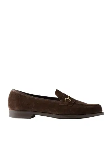 Edward Green Putney Horsebit-Embellished Suede Loafers - Men | Thumbnail 1 Edward Green Putney Horsebit-Embellished Suede Loafers - Men | Thumbnail 1