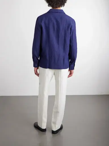 Thom Sweeney Linen Shirt - Men | Thumbnail 4 Thom Sweeney Linen Shirt - Men | Thumbnail 4