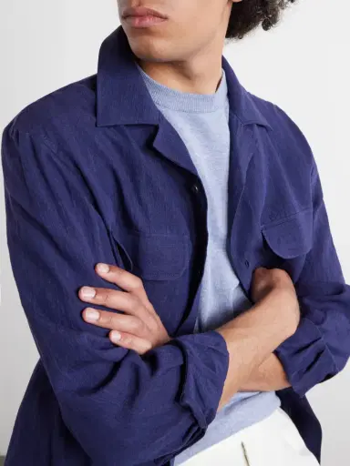 Thom Sweeney Linen Shirt - Men | Thumbnail 5 Thom Sweeney Linen Shirt - Men | Thumbnail 5