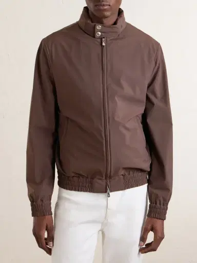 Brunello Cucinelli Shell Hooded Harrington Jacket - Men | Thumbnail 3 Brunello Cucinelli Shell Hooded Harrington Jacket - Men | Thumbnail 3