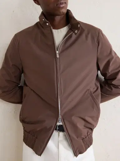Brunello Cucinelli Shell Hooded Harrington Jacket - Men | Thumbnail 5 Brunello Cucinelli Shell Hooded Harrington Jacket - Men | Thumbnail 5