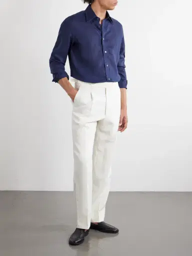 Thom Sweeney Linen Shirt - Men | Thumbnail 2 Thom Sweeney Linen Shirt - Men | Thumbnail 2