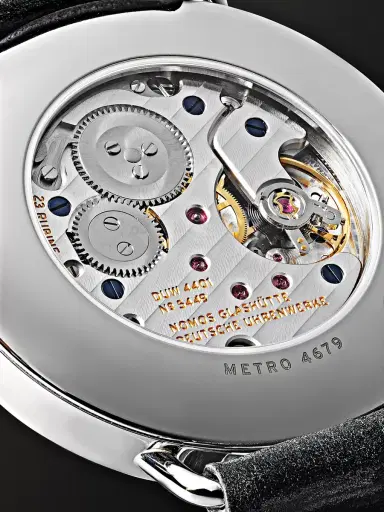 NOMOS Glashütte Metro Datum Gangreserve Stainless Steel Watch, Ref. 1101 - Men | Thumbnail 3 NOMOS Glashütte Metro Datum Gangreserve Stainless Steel Watch, Ref. 1101 - Men | Thumbnail 3