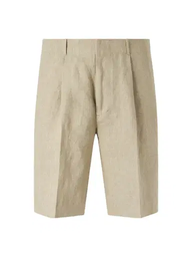 Slowear Straight-Leg Pleated Linen Shorts - Men | Thumbnail 1 Slowear Straight-Leg Pleated Linen Shorts - Men | Thumbnail 1