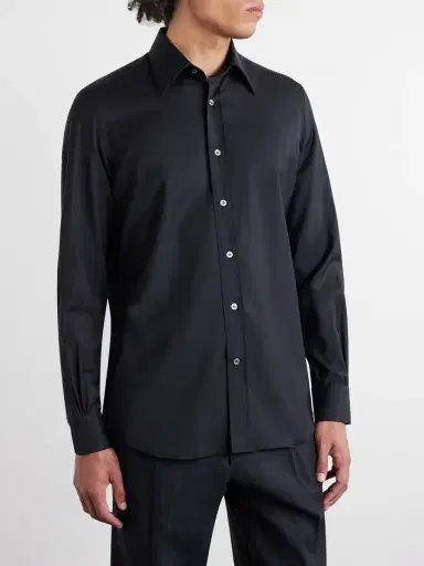Thom Sweeney Wool Shirt - Men | Thumbnail 3 Thom Sweeney Wool Shirt - Men | Thumbnail 3