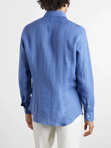 Thom Sweeney Linen Shirt - Men | Thumbnail 4 Thom Sweeney Linen Shirt - Men | Thumbnail 4