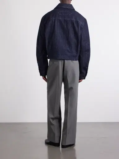 Jacquemus La Veste De-Nîmes Logo-Embroidered Denim Jacket - Men | Thumbnail 4 Jacquemus La Veste De-Nîmes Logo-Embroidered Denim Jacket - Men | Thumbnail 4