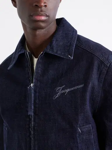 Jacquemus La Veste De-Nîmes Logo-Embroidered Denim Jacket - Men | Thumbnail 6 Jacquemus La Veste De-Nîmes Logo-Embroidered Denim Jacket - Men | Thumbnail 6