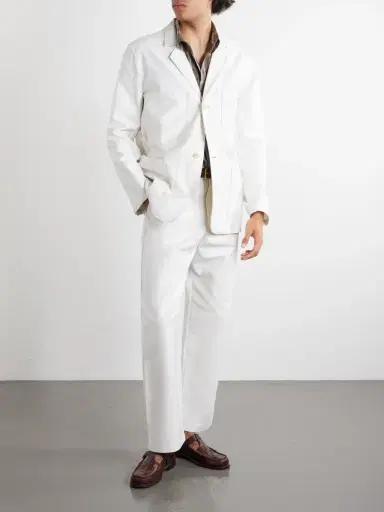 A.P.C. Leo Cotton Blazer - Men | Thumbnail 2 A.P.C. Leo Cotton Blazer - Men | Thumbnail 2