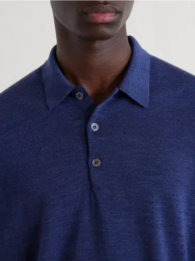 William Lockie Virgin Wool Polo Shirt - Men | Thumbnail 5 William Lockie Virgin Wool Polo Shirt - Men | Thumbnail 5