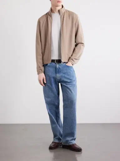 Zegna Honeycomb-Knit Cotton, Wool and Silk-Blend Zip-Up Sweater - Men | Thumbnail 2 Zegna Honeycomb-Knit Cotton, Wool and Silk-Blend Zip-Up Sweater - Men | Thumbnail 2