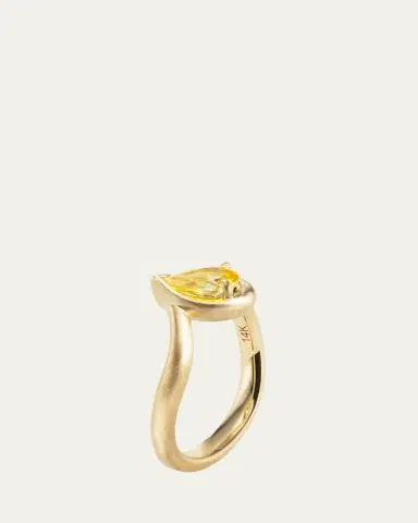 Aaryah BB Thelma Pinky Yellow Sapphire Ring | Thumbnail 2 Aaryah BB Thelma Pinky Yellow Sapphire Ring | Thumbnail 2