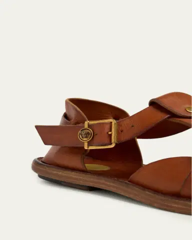Versace Men's Leather Sandals | Thumbnail 5 Versace Men's Leather Sandals | Thumbnail 5