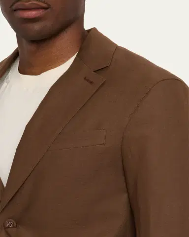OFFICINE GÉNÉRALE Men's Michel Relaxed Single-Breasted Jacket | Thumbnail 5 OFFICINE GÉNÉRALE Men's Michel Relaxed Single-Breasted Jacket | Thumbnail 5