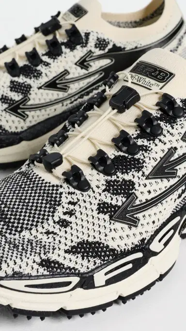 Off-White Be Right Back Knit Sneakers Sand/Black | Thumbnail 5 Off-White Be Right Back Knit Sneakers Sand/Black | Thumbnail 5