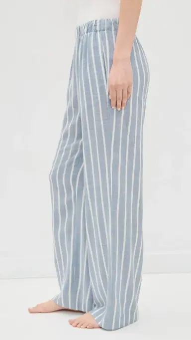 Eberjey Nautico Boxer Pants Classic Stripe late Blue | Thumbnail 4 Eberjey Nautico Boxer Pants Classic Stripe late Blue | Thumbnail 4