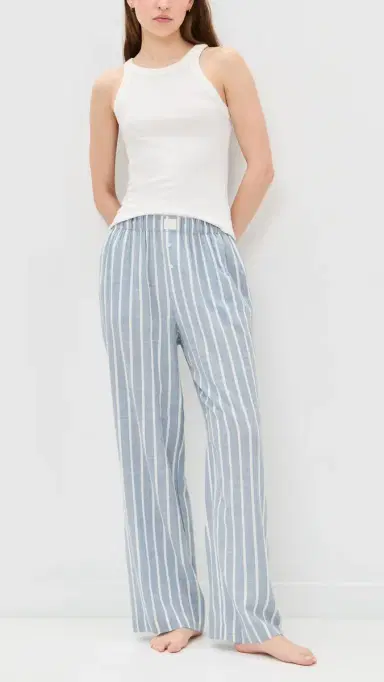 Eberjey Nautico Boxer Pants Classic Stripe late Blue | Thumbnail 5 Eberjey Nautico Boxer Pants Classic Stripe late Blue | Thumbnail 5