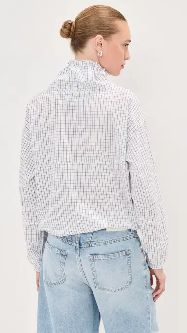 LE BOP Carson Anorak White Check S | Thumbnail 3 LE BOP Carson Anorak White Check S | Thumbnail 3