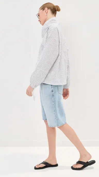 LE BOP Carson Anorak White Check S | Thumbnail 4 LE BOP Carson Anorak White Check S | Thumbnail 4