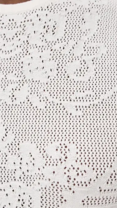 Aligne Ashley Crochet Knit Dress Ivory M | Thumbnail 6 Aligne Ashley Crochet Knit Dress Ivory M | Thumbnail 6