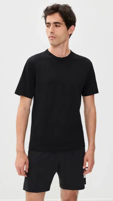 Reigning Champ Lightweight Jersey tandard T-Shirt Black | Thumbnail 2 Reigning Champ Lightweight Jersey tandard T-Shirt Black | Thumbnail 2
