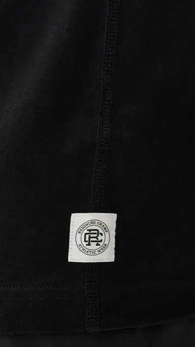 Reigning Champ Lightweight Jersey tandard T-Shirt Black | Thumbnail 6 Reigning Champ Lightweight Jersey tandard T-Shirt Black | Thumbnail 6