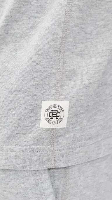 REIGNING CHAMP Midweight Jersey tandard T-Shirt Hgrey | Thumbnail 6 REIGNING CHAMP Midweight Jersey tandard T-Shirt Hgrey | Thumbnail 6