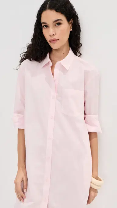 LE BOP Elliot Poplin Dress Pale Pink | Thumbnail 3 LE BOP Elliot Poplin Dress Pale Pink | Thumbnail 3
