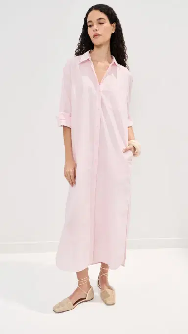 LE BOP Elliot Poplin Dress Pale Pink | Thumbnail 6 LE BOP Elliot Poplin Dress Pale Pink | Thumbnail 6