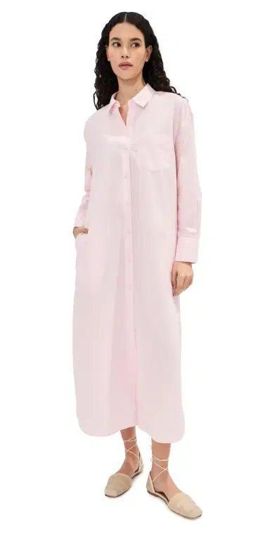 LE BOP Elliot Poplin Dress Pale Pink | Thumbnail 1 LE BOP Elliot Poplin Dress Pale Pink | Thumbnail 1