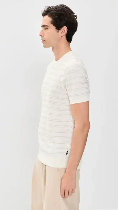 BOSS Nalon Knit Shirt White | Thumbnail 4 BOSS Nalon Knit Shirt White | Thumbnail 4