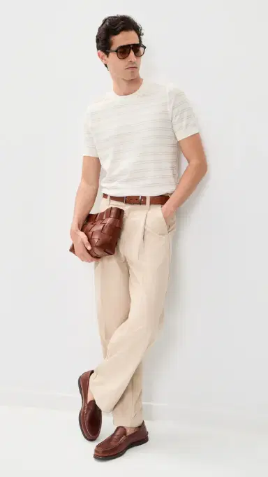 BOSS Nalon Knit Shirt White | Thumbnail 5 BOSS Nalon Knit Shirt White | Thumbnail 5