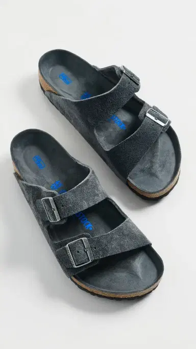 Birkenstock Arizona Soft Footbed Tonal Sandals Charcoal 45 | Thumbnail 4 Birkenstock Arizona Soft Footbed Tonal Sandals Charcoal 45 | Thumbnail 4