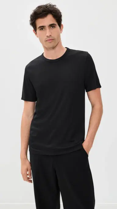 Theory Essential Tee in Modal Jersey Black M | Thumbnail 2 Theory Essential Tee in Modal Jersey Black M | Thumbnail 2