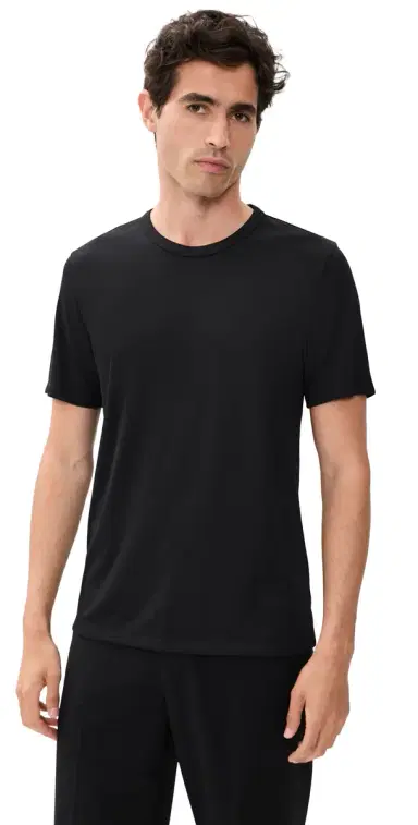 Theory Essential Tee in Modal Jersey Black M | Thumbnail 1 Theory Essential Tee in Modal Jersey Black M | Thumbnail 1