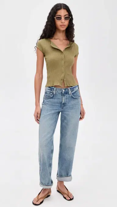 Free People Most Wanted Cardigan Green | Thumbnail 5 Free People Most Wanted Cardigan Green | Thumbnail 5