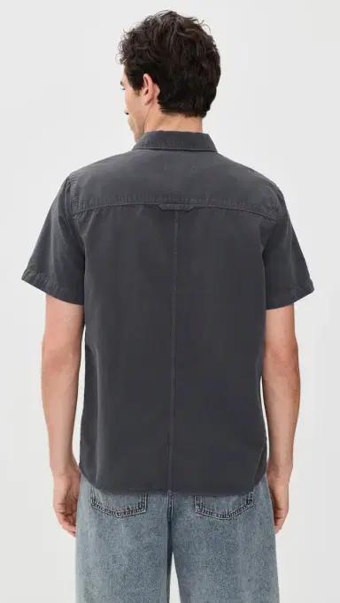 Citizens of Humanity Short Sleeve Cairo Shirt late | Thumbnail 3 Citizens of Humanity Short Sleeve Cairo Shirt late | Thumbnail 3