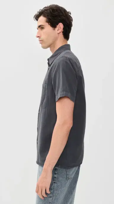 Citizens of Humanity Short Sleeve Cairo Shirt late | Thumbnail 4 Citizens of Humanity Short Sleeve Cairo Shirt late | Thumbnail 4