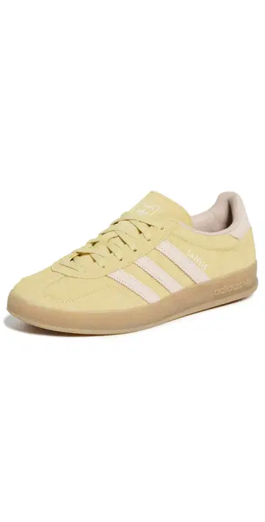 Adidas Gazelle Indoor Sneakers Almost Yellow/Wonder Qtz/Gum 5 6 | Thumbnail 1 Adidas Gazelle Indoor Sneakers Almost Yellow/Wonder Qtz/Gum 5 6 | Thumbnail 1