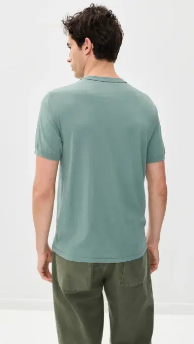 Save Khaki Short Sleeves upima Henley Tee Aspen | Thumbnail 3 Save Khaki Short Sleeves upima Henley Tee Aspen | Thumbnail 3