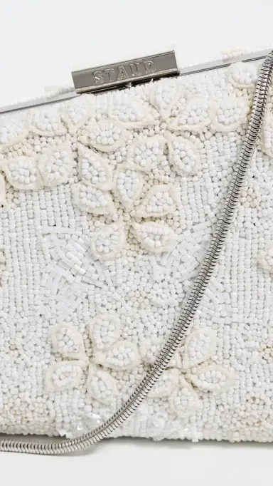 STAUD Carmella Beaded Clutch Garden Party One Size | Thumbnail 5 STAUD Carmella Beaded Clutch Garden Party One Size | Thumbnail 5