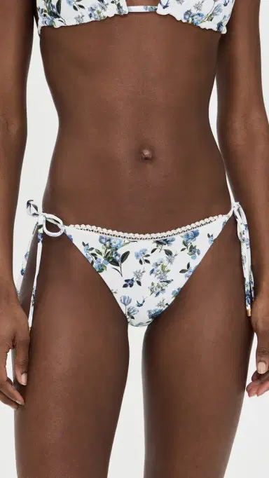 PQ Swim x AICE + OIVIA Reversible Tie Side Full Bikini Bottoms American Beauty | Thumbnail 2 PQ Swim x AICE + OIVIA Reversible Tie Side Full Bikini Bottoms American Beauty | Thumbnail 2
