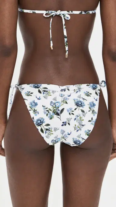 PQ Swim x AICE + OIVIA Reversible Tie Side Full Bikini Bottoms American Beauty | Thumbnail 3 PQ Swim x AICE + OIVIA Reversible Tie Side Full Bikini Bottoms American Beauty | Thumbnail 3