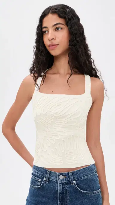 Cult Gaia Stella Blouse Off White | Thumbnail 2 Cult Gaia Stella Blouse Off White | Thumbnail 2