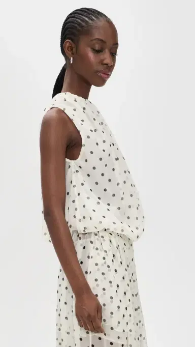 MSGM Polka Dot Top Black | Thumbnail 4 MSGM Polka Dot Top Black | Thumbnail 4