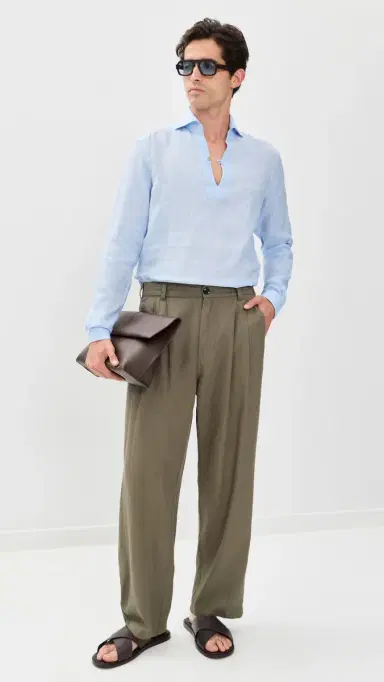 Ripa Ripa The Capri Shirt Light Blue | Thumbnail 5 Ripa Ripa The Capri Shirt Light Blue | Thumbnail 5