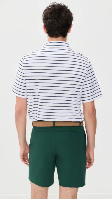 RLX Ralph Lauren ulti Stripe Tour Pique Polo Ceramic White ulti | Thumbnail 3 RLX Ralph Lauren ulti Stripe Tour Pique Polo Ceramic White ulti | Thumbnail 3