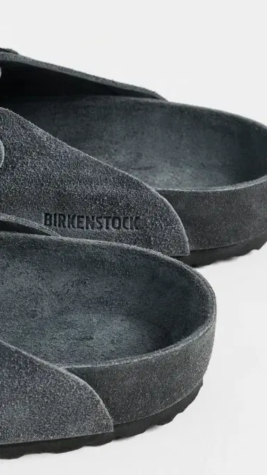 Birkenstock Boston Exquisite Sandals Charcoal | Thumbnail 3 Birkenstock Boston Exquisite Sandals Charcoal | Thumbnail 3
