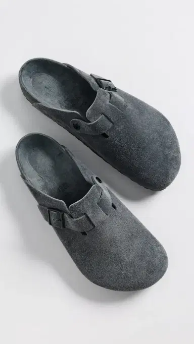 Birkenstock Boston Exquisite Sandals Charcoal | Thumbnail 4 Birkenstock Boston Exquisite Sandals Charcoal | Thumbnail 4
